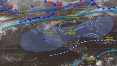 Servicio Meteorológico Nacional pronostica vientos intensos y posible nieve en el norte del país