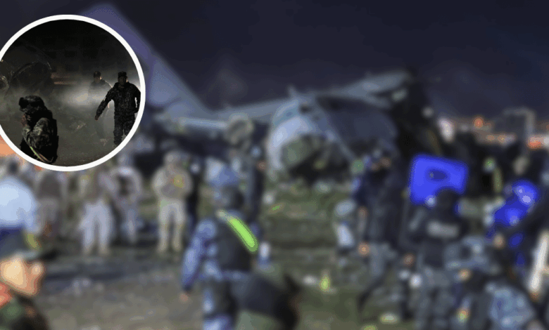 Tragedia en Bolivia Avión militar cargado de dinero choca contra vehículos al derrapar en El Alto (Fotos KCH) (1)