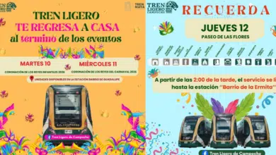 Tren Ligero garantiza transporte nocturno durante el Carnaval de Campeche