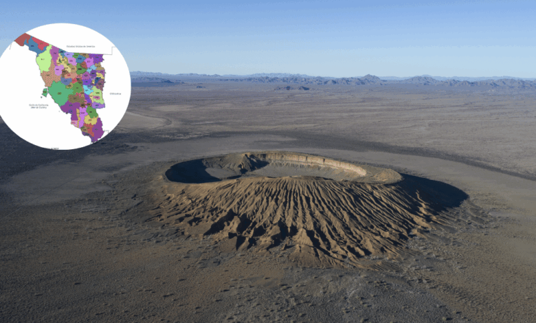 Un viaje a otro planeta sin salir de México descubre el Pinacate en Sonora (Foto Lugares INAH)
