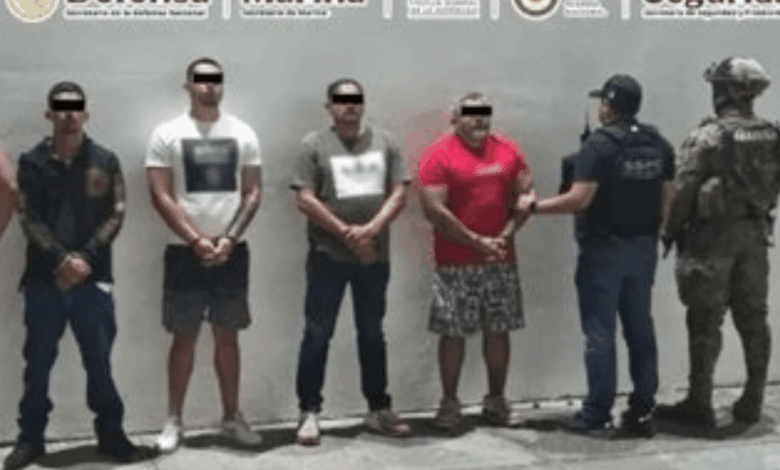 Capturan a 4 de los 23 reos que escaparon en Puerto Vallarta, durante operativo Mencho (Foto de DefensaMX, Marina y Seguridad)