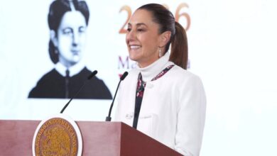 Claudia Sheinbaum defiende reforma electoral