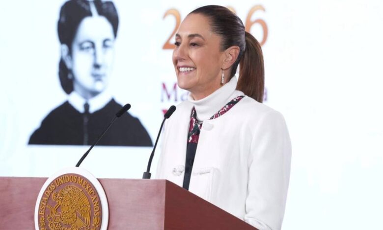 Claudia Sheinbaum defiende reforma electoral