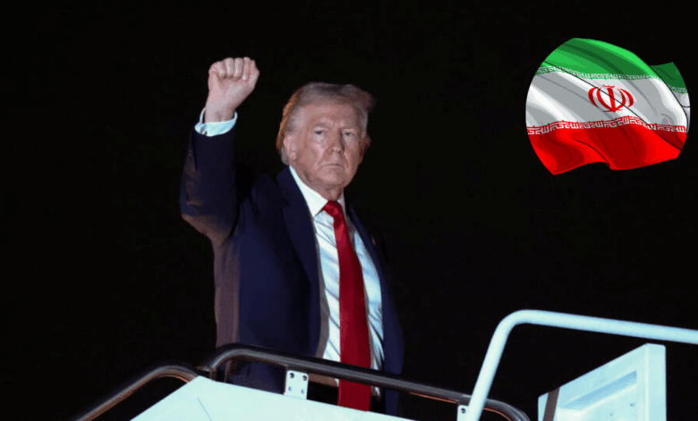 Donald Trump advierte que solo aceptará la rendición incondicional de Irán (France 24 y Canva)