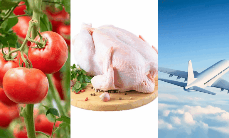 Inflación en México se deja ver en el precio del pollo, vuelos y tomate (Imágenes de internet)