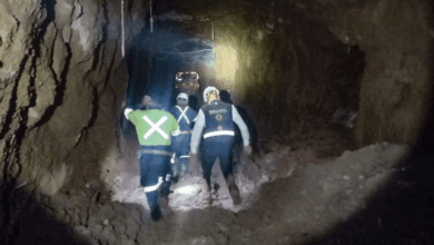 Labores de rescate mina Santa Fe (Foto de CNPC)