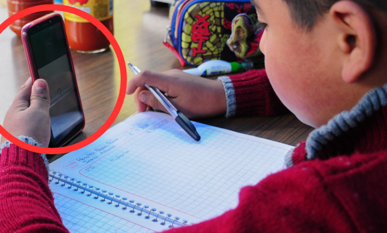 Prohíben celulares en escuelas de Morelos (Foto de internet)