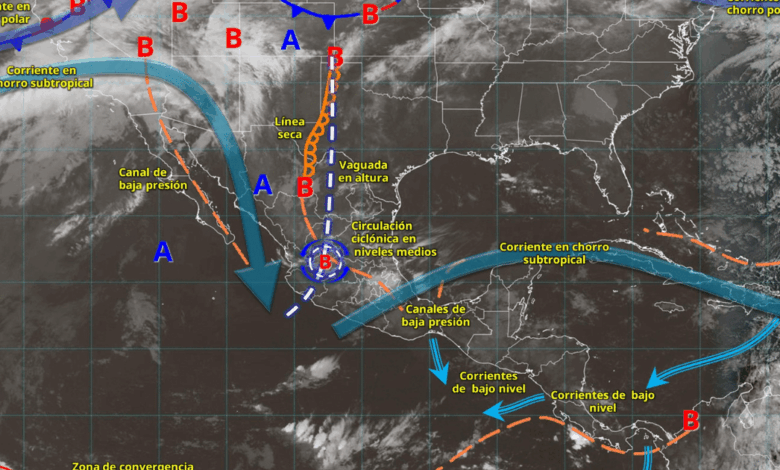 Fuertes lluvias y descargas eléctricas afectarán el Valle de México