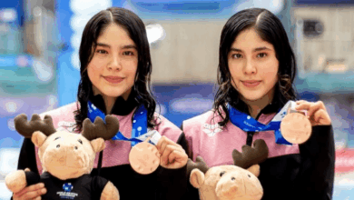 Mía y Lía Cueva ganan bronce en la Copa del Mundo de Clavados 2026 (1)
