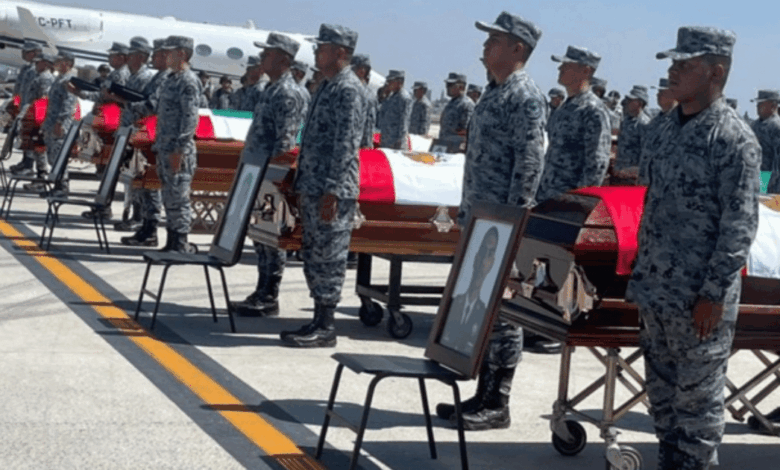 Sheinbaum rinde homenaje a militares caídos en operativo contra “El Mencho”