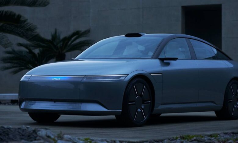 Sony Honda Mobility detiene desarrollo de vehículos eléctricos Afeela. Imagen: GQ México.