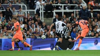 Barcelona vs Newcastle de Vuelta de Octavos de Final de Champions League. Imagen: redes sociales.