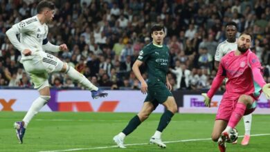 Manchester City vs Real Madrid de Octavos de Final de Champions League. Imagen: redes sociales.