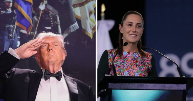 #VIDEO: Trump se pronuncia tras evacuación por hombre armado y Claudia Sheinbaum condena los hechos