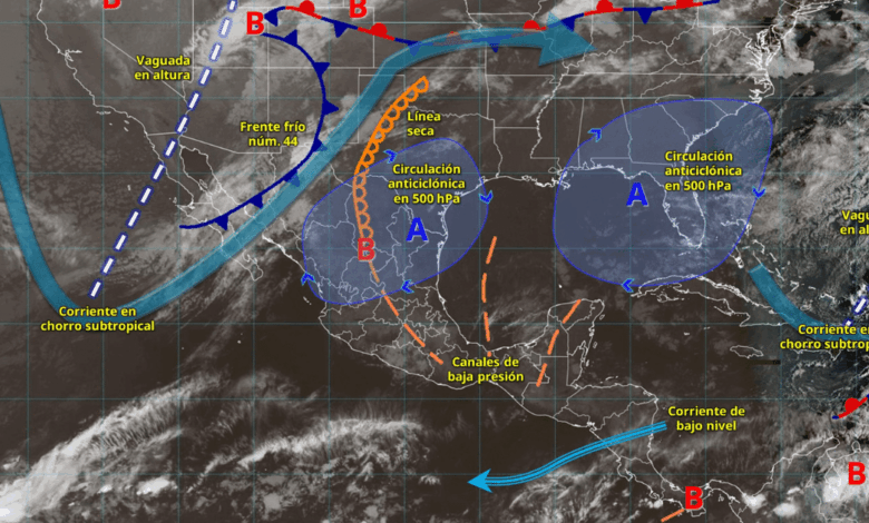Alerta por posible formación de torbellinos en el norte de México