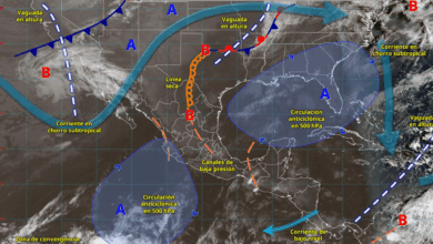 Alerta por vientos fuertes y lluvias intensas en Chiapas
