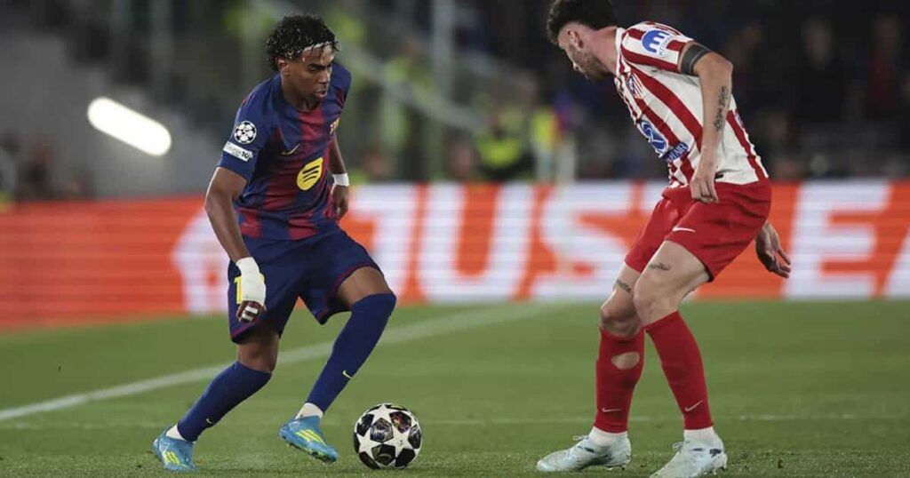 atletico de madrid vs barcelona de cuartos de final de champions league 2