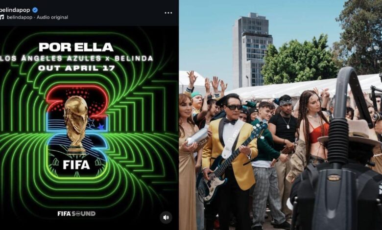 Belinda y Los Ángeles Azules estrenan mañana “Por Ella”, la canción rumbo al Mundial