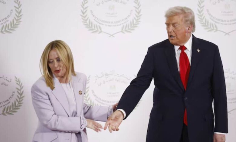 Donald Trump arremete contra la primera ministra italiana Giorgia Meloni “la inaceptable es ella”