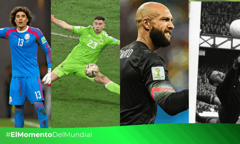 El muro de los guantes Las actuaciones heroicas que definieron los Mundiales (Fotos Cortesía)