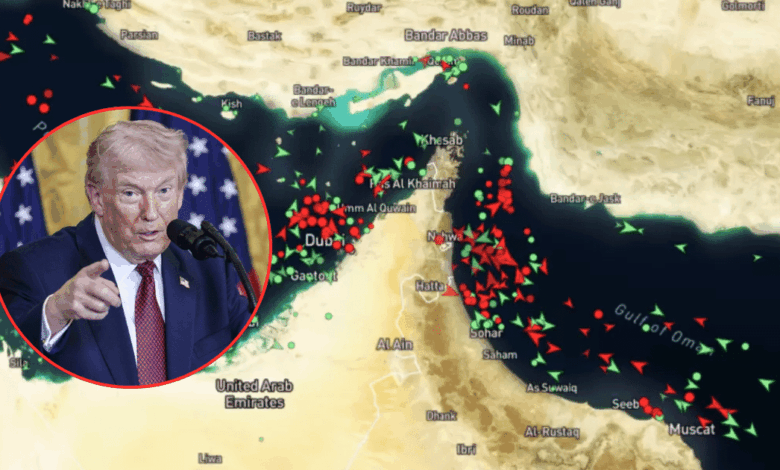 Trump amenaza con bloqueo en el Estrecho de Ormuz, eleva tensión con Irán (Fotos de internet)
