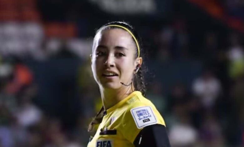Katia Itzel García hará historia como la primera árbitra mexicana en dirigir en la Copa Mundial de la FIFA