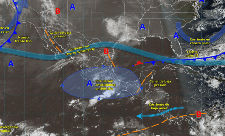 Lluvias fuertes y tormentas eléctricas afectarán gran parte de México