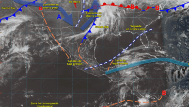 Lluvias fuertes y tormentas eléctricas impactarán el sureste y la península de Yucatán