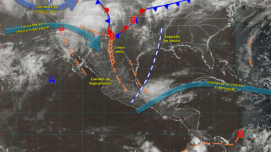 Lluvias muy fuertes azotarán Chiapas y Tabasco; prevén tormentas eléctricas y granizo