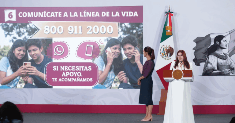 Sheinbaum lanza estrategia nacional de salud mental para jóvenes con seis ejes clave