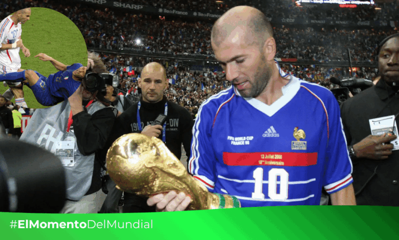 Zinedine Zidane La leyenda que pasó del cielo al infierno en un cabezazo (Fotos Goal y JOHN MACDOUGALL)