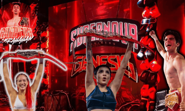 ¡Noche de nocauts en la Arena CDMX! Estos son todos los ganadores de Supernova Génesis 2026 (Fotos Supernova)