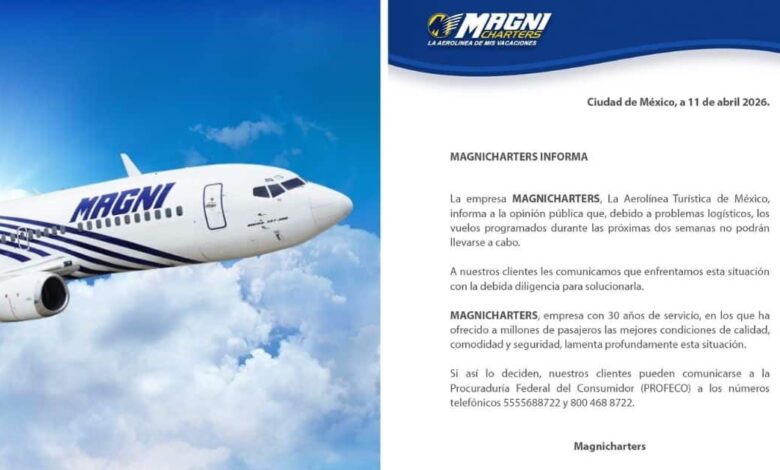 ¿Y los usuarios Piden a Profeco intervenir tras suspensión de Magnicharters