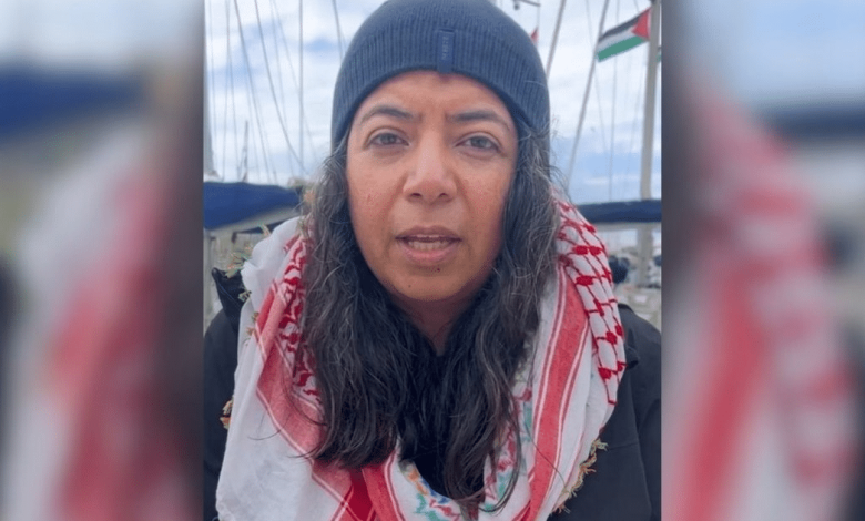 Abril Rojas denuncia tortura de Israel contra activistas
