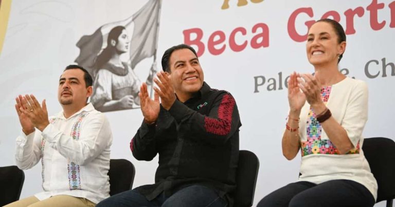 Eduardo Ramírez destaca respaldo de Claudia Sheinbaum a la educación de la juventud chiapaneca