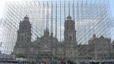 avanza montaje del fifa fan fest en el zócalo para el mundial 2026