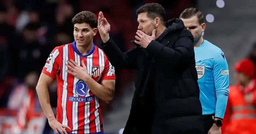 diego simeone lanza mensaje sobre posible salida de julián Álvarez (2)