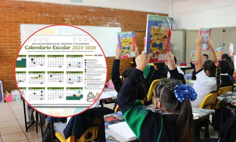 ¿Cuál es el calendario original del ciclo escolar 2025-2026 de la SEP? (Fotos de internet)