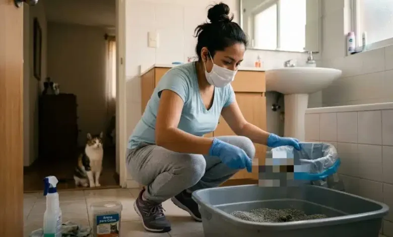 guía de higiene cómo limpiar el arenero de tu gato