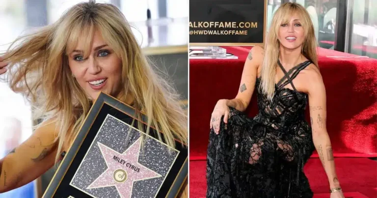 miley cyrus se vuelve inmortal con su estrella en el paseo de la fama
