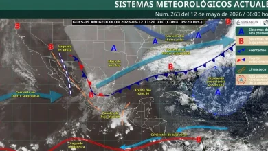 pronóstico de lluvias para hoy 12 de mayo de 2026