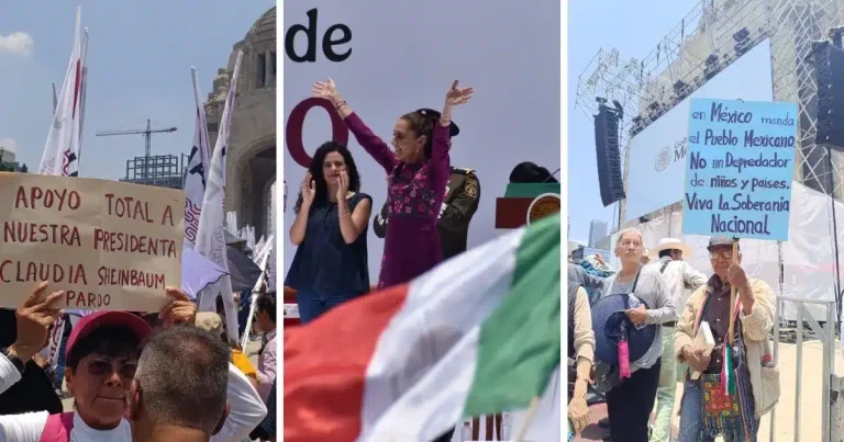 sheinbaum celebra dos años de triunfo ante 130 mil simpatizantes en el monumento a la revolución