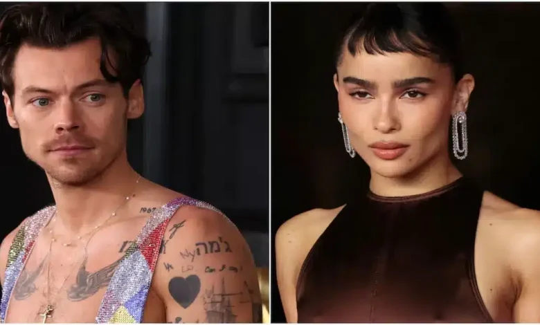 zoë kravitz y harry styles prepararían una boda privada en reino unido