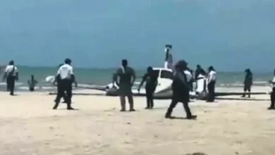 avioneta aterriza de emergencia en playa de carmen