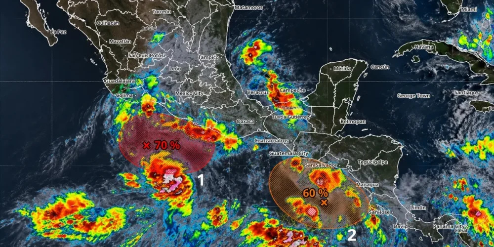 nueva zona de inestabilidad se forma frente a campeche
