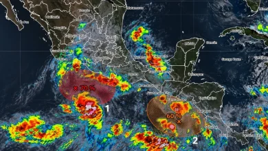 nueva zona de inestabilidad se forma frente a campeche