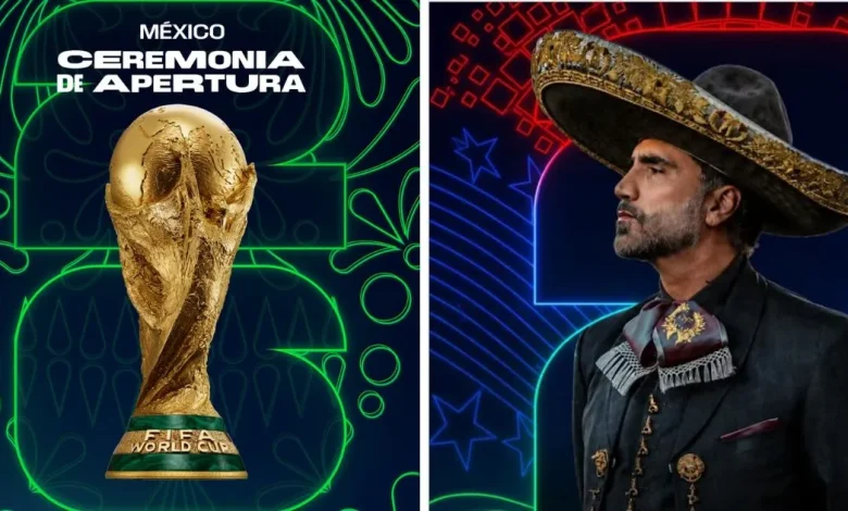 Alejandro Fernández, Andrea Bocelli y EJAE protagonizarán la inauguración del Mundial 2026 en el Estadio CDMX