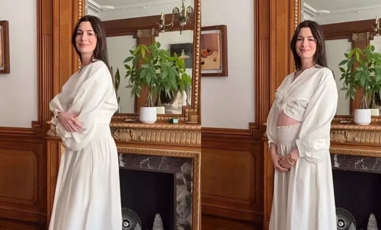 anne hathaway anuncia que está embarazada de su tercer hijo