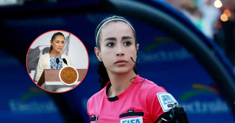 claudia sheinbaum reconoce a katia itzel garcía por hacer historia como árbitra central en el mundial 2026
