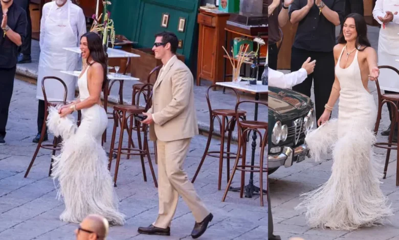 dua lipa y callum turner se casan en una villa de sicilia